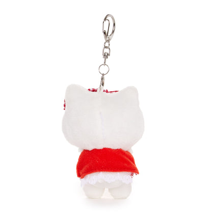 Hello Kitty Plush Mascot Keychain (Red Gingham)