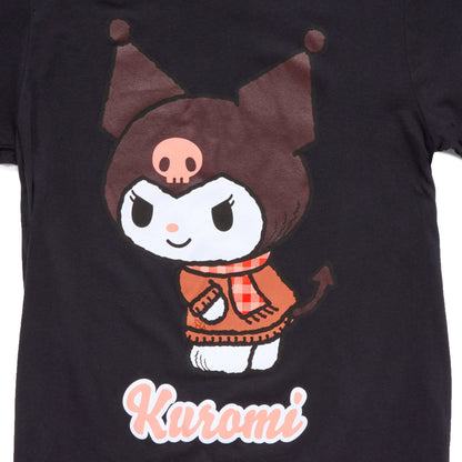 Kuromi Adult Cozy Tee (Black)