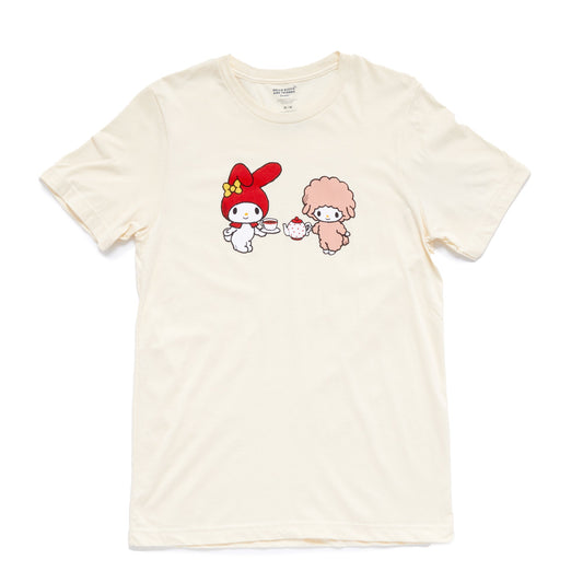 My Melody & My Sweet Piano Adult Tea Time Cheers Tee (Ivory)