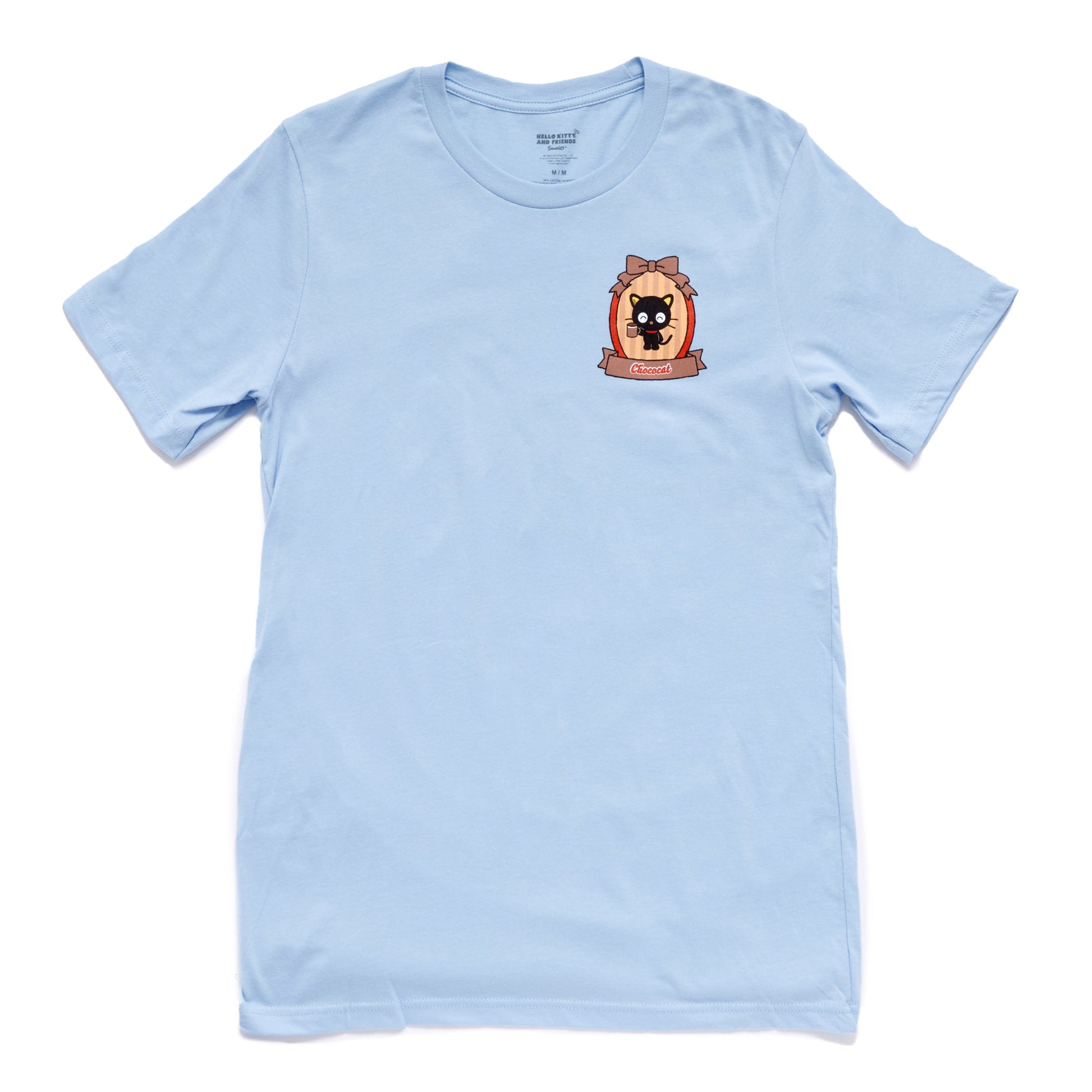 Chococat Adult Thankful For Friends Tee (Light Blue)