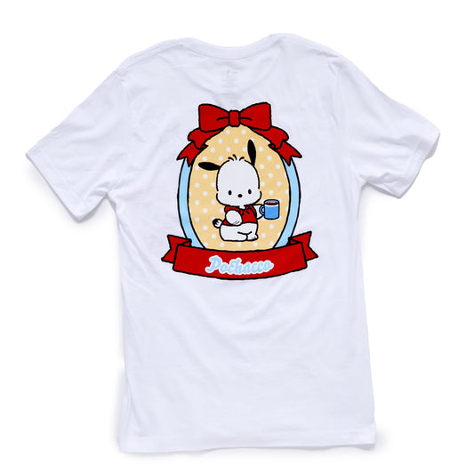Pochacco & Pi-Chan Adult Tee (White)