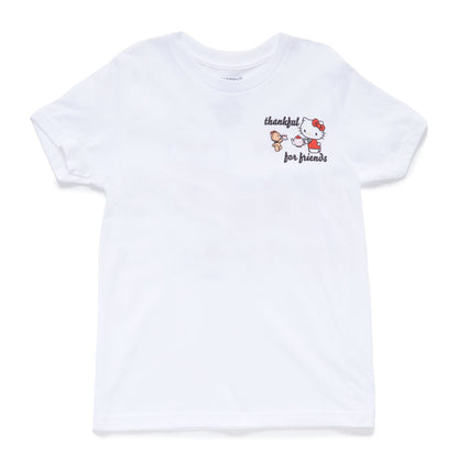 Hello Kitty and Friends Big Kids Thankful For Friends Tee (White)
