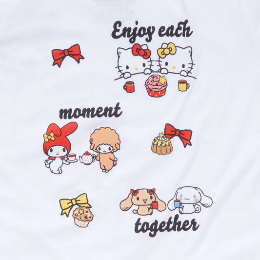 Hello Kitty and Friends Big Kids Thankful For Friends Tee (White)