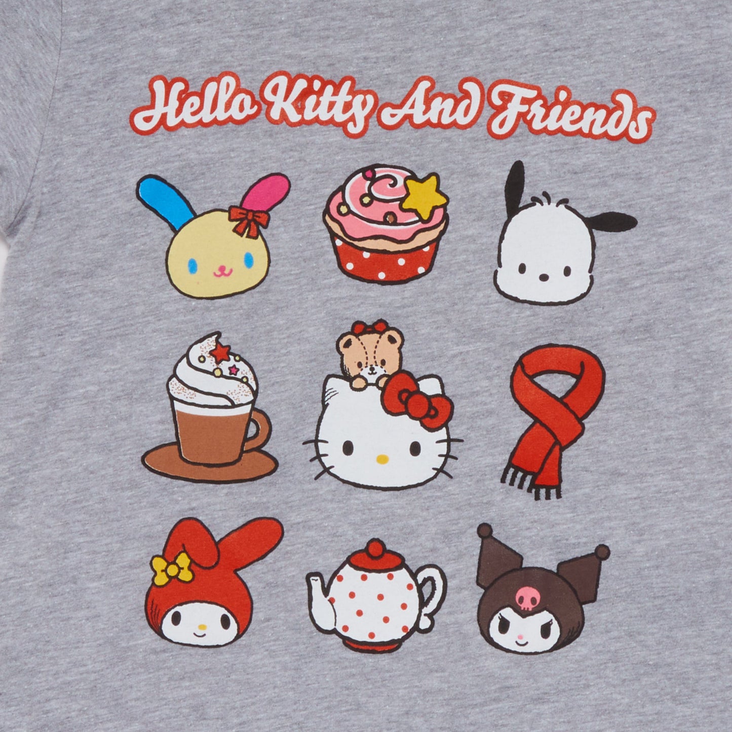 Hello Kitty and Friends Toddler Cozy Grid Tee (Heather)