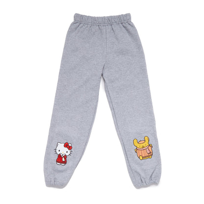 Hello Kitty and Friends Big Kids Cozy Fleece Loungewear Set (Heather)