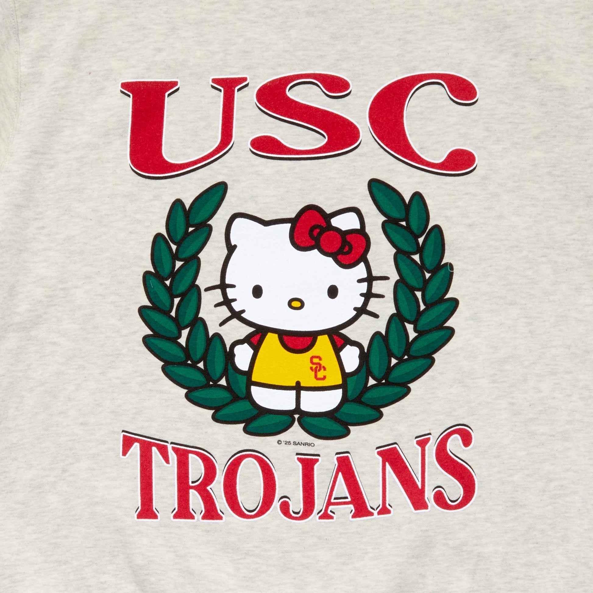 Hello Kitty x USC Trojans Two Ways Sweatshirt (Oatmeal)