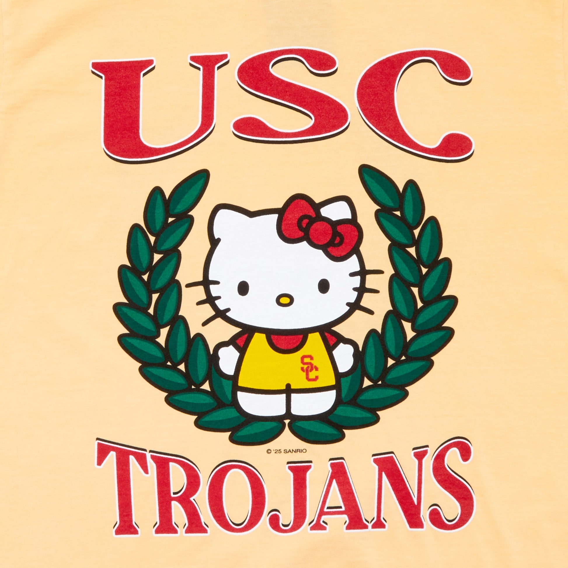 Hello Kitty x USC Trojans Two Ways Tee (Butter)