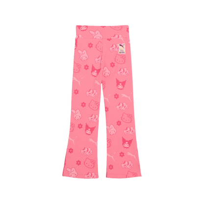 Hello Kitty and Friends x PUMA Kids Ribbed Flared Leggings (Magic Rose)