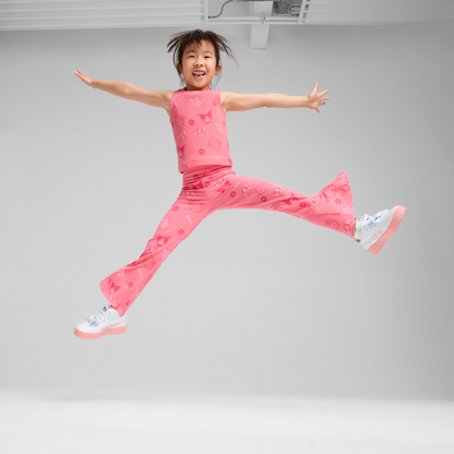 Hello Kitty and Friends x PUMA Kids Ribbed Flared Leggings (Magic Rose)