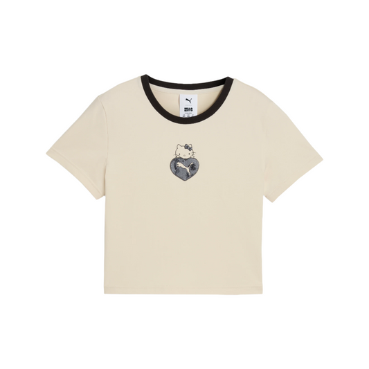 Hello Kitty x PUMA Graphic Baby Tee (Alpine Snow)