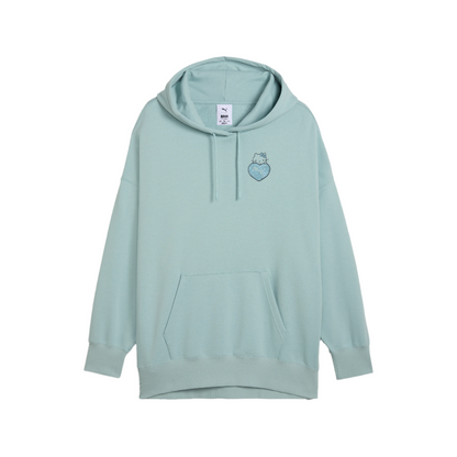 Hello Kitty x PUMA Graphic Oversized Hoodie (Modern Mint)