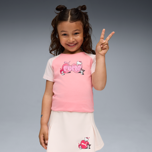 Hello Kitty and Friends x PUMA Kids Slim Graphic Tee (Pinkscape)