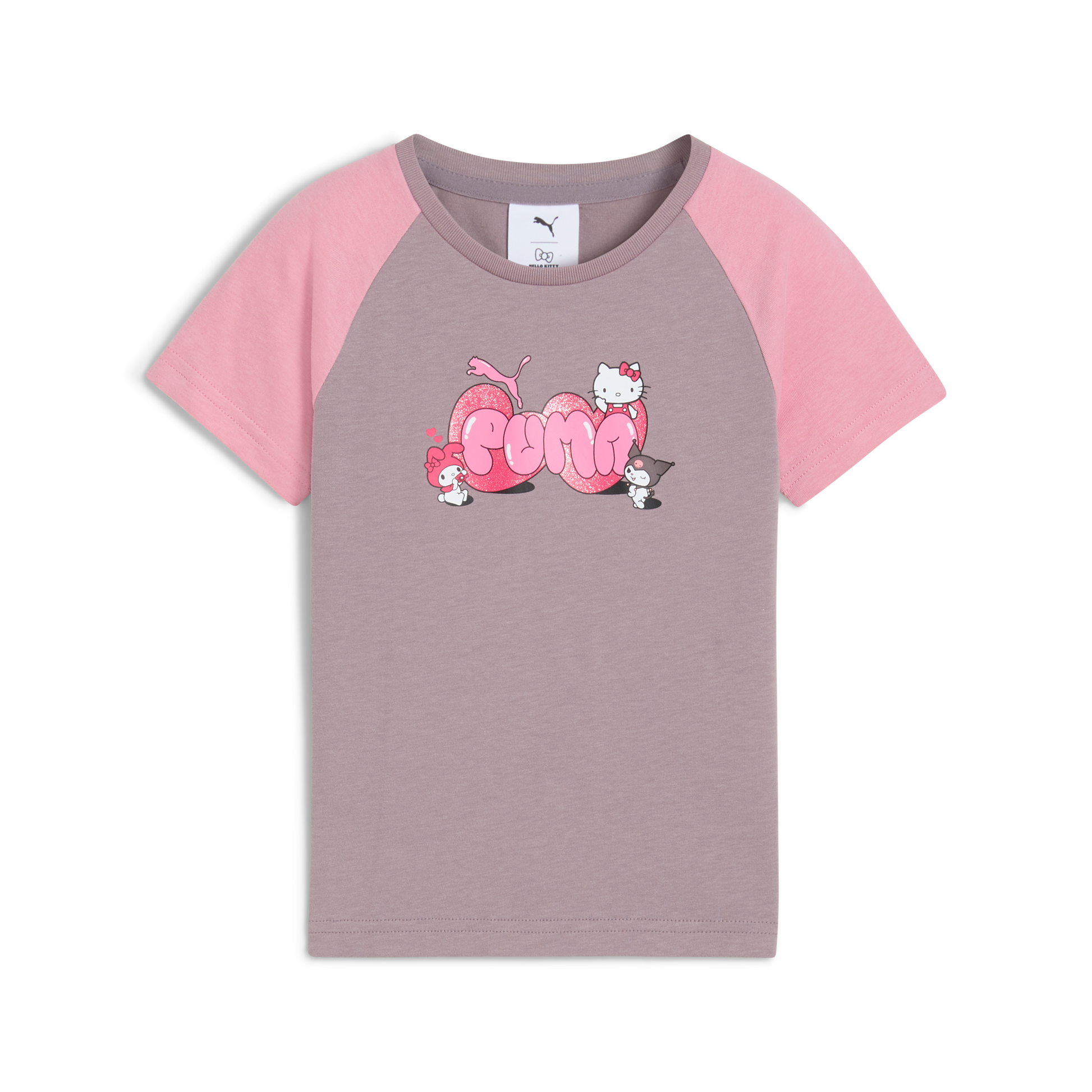 Hello Kitty and Friends x PUMA Kids Slim Graphic Tee (Plum Jam)