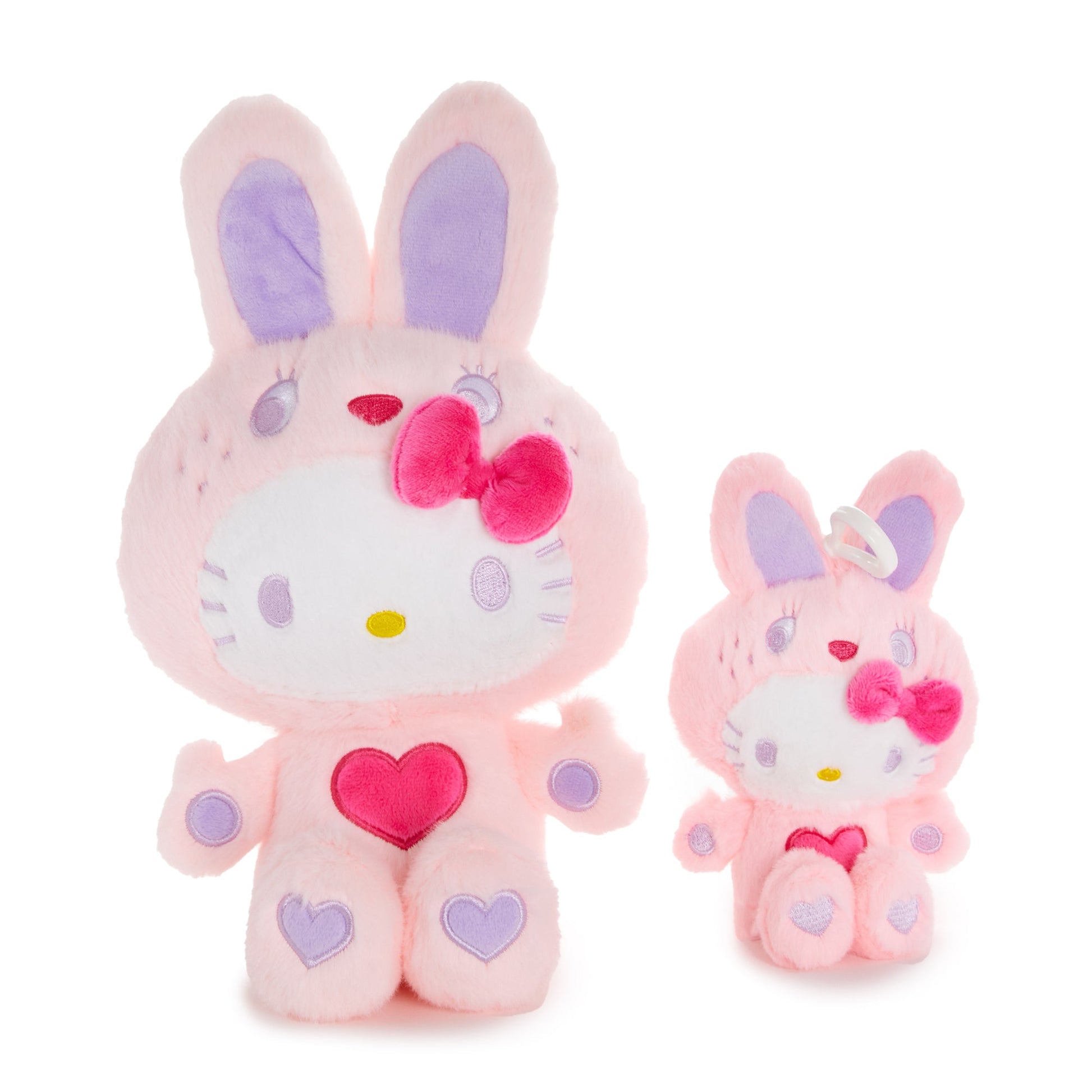Hello Kitty 11" Pink Plush (Colorful Bunny Series)