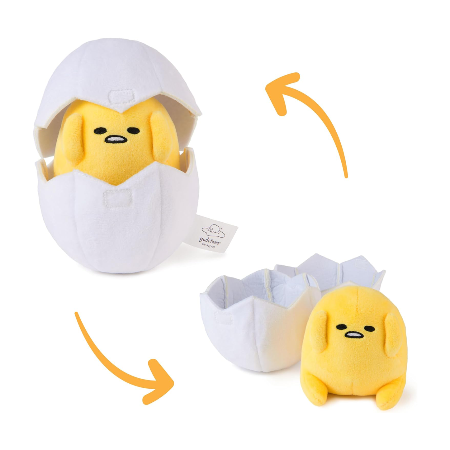 Gudetama Eggshell Mascot Plush