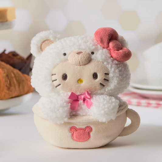 Hello Kitty x GUND 6" Latte Bears Mascot Plush
