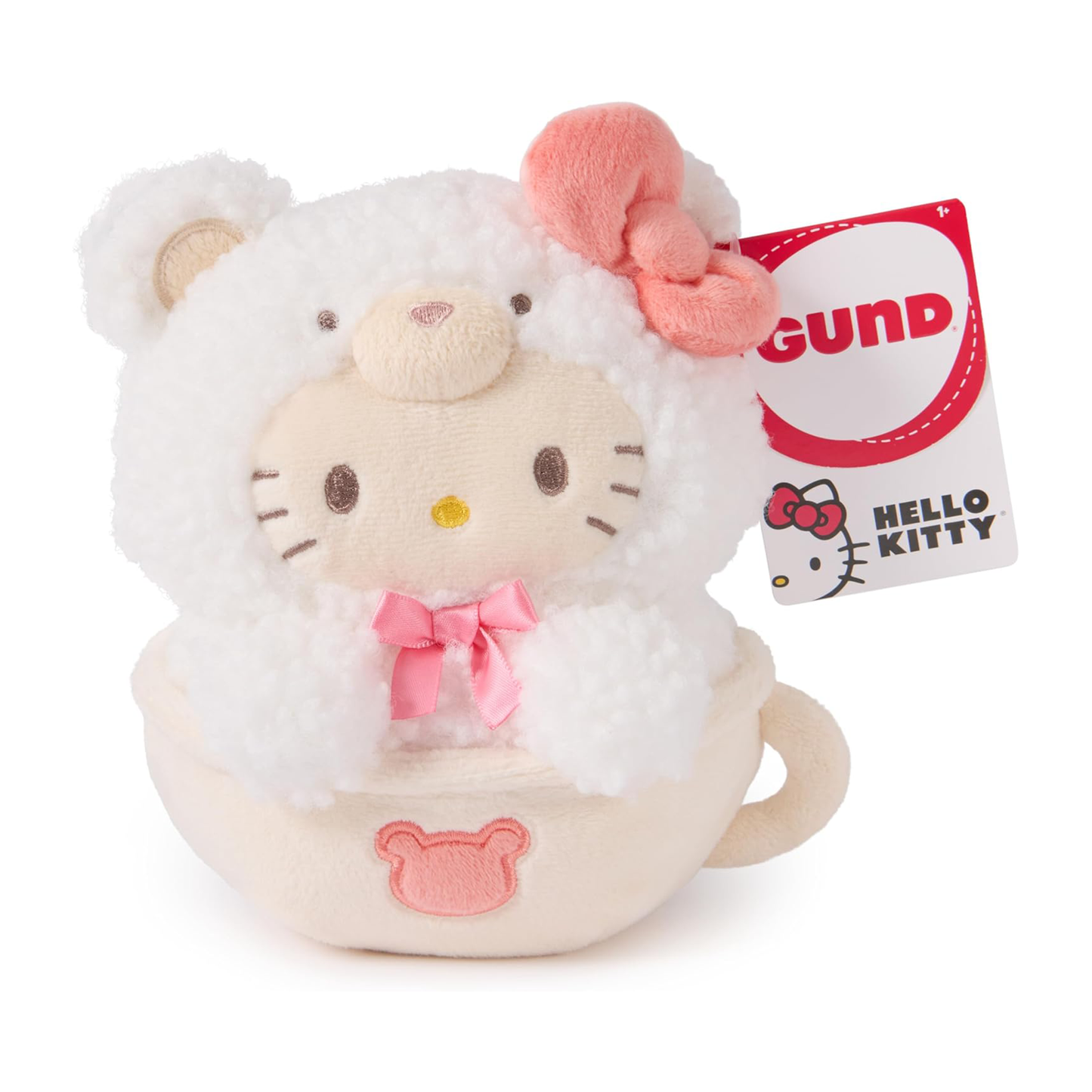 Hello Kitty x GUND 6" Latte Bears Mascot Plush
