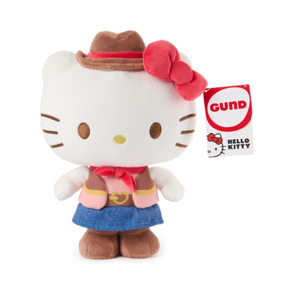 Hello Kitty x GUND 10" Cowgirl Plush