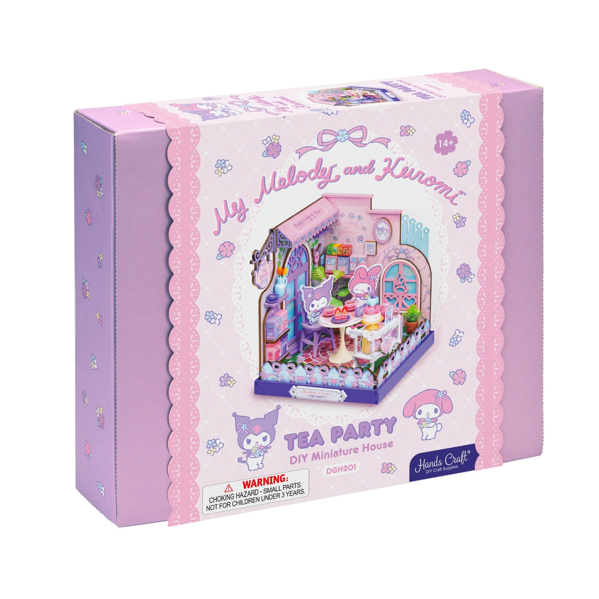 My Melody & Kuromi Tea Party DIY Miniature House Kit