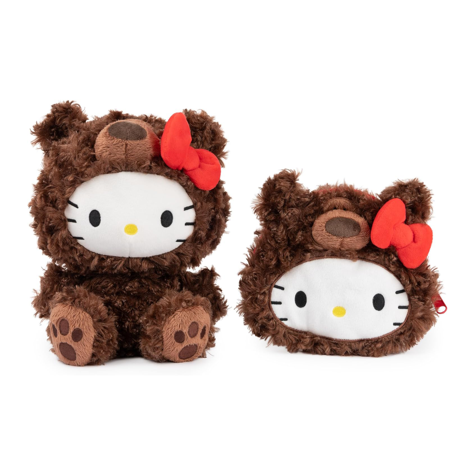 Hello Kitty x GUND Mini Zipper Pouch (Philbin Teddy Bear)