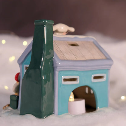 Cinnamoroll's Sweet Shoppe Ceramic Candle House