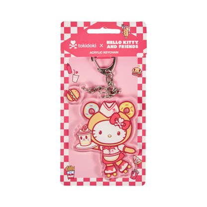 Hello Kitty x Tokidoki Drive-In Acrylic Keychain (Fast Food)
