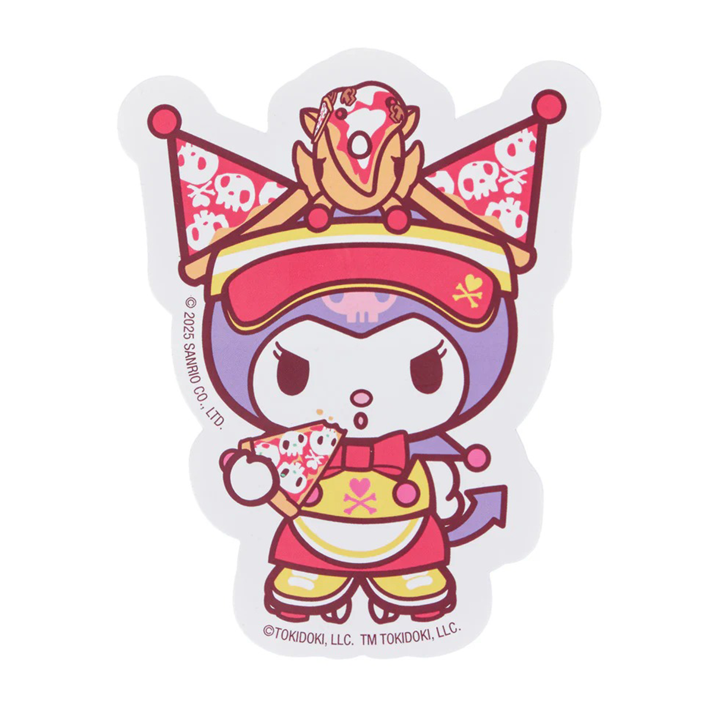 Kuromi x Tokidoki Large Sticker (Fast Food)
