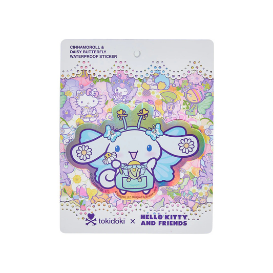 Cinnamoroll x Tokidoki Large Sticker (Butterfly Garden)