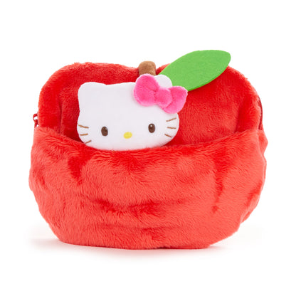 Hello Kitty Mini Pouch with Reel (5 Apples Tall Series)