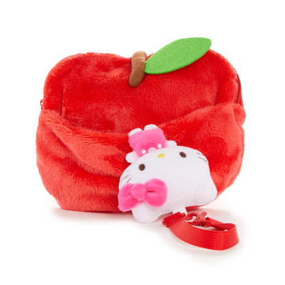 Hello Kitty Mini Pouch with Reel (5 Apples Tall Series)