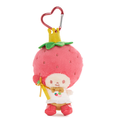 Strawberry King Plush Mascot Keychain (Strawberry News 50th Anniversary)