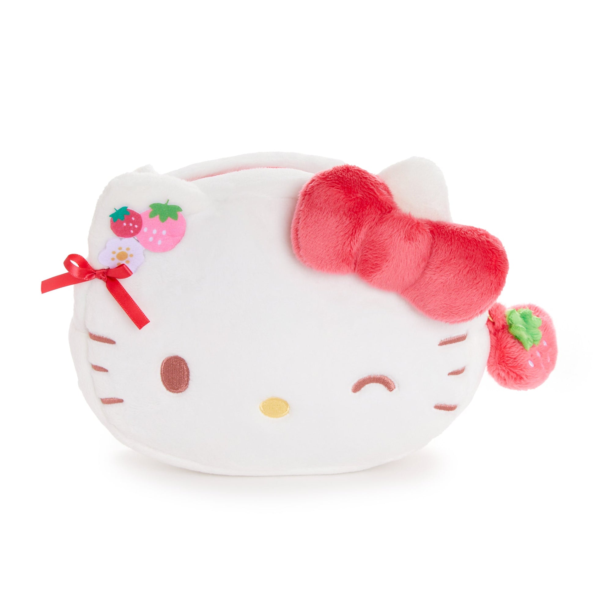 Hello Kitty Plush Crossbody Bag (Strawberry News 50th Anniversary)