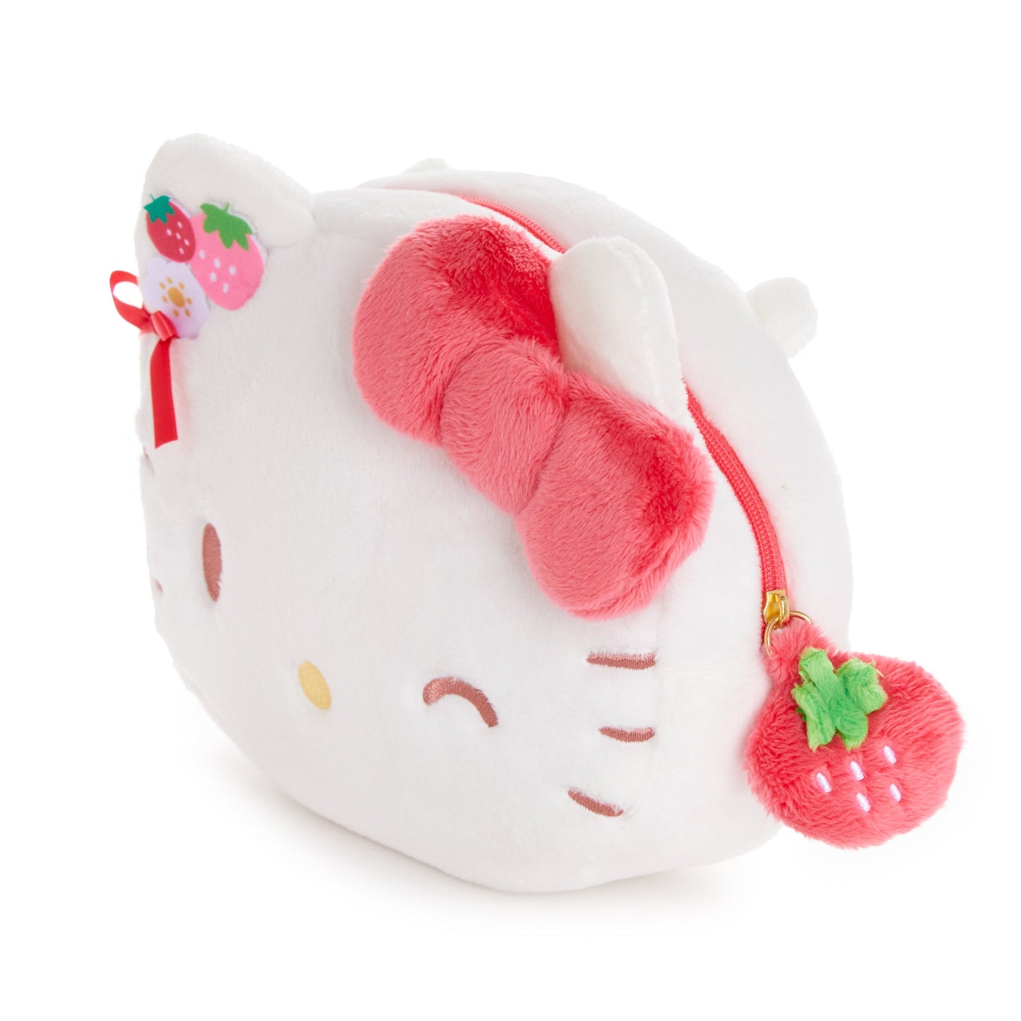 Hello Kitty Plush Crossbody Bag (Strawberry News 50th Anniversary)