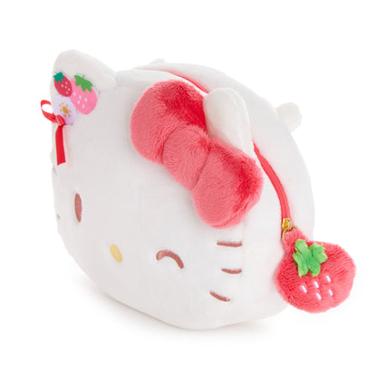 Hello Kitty Plush Crossbody Bag (Strawberry News 50th Anniversary)