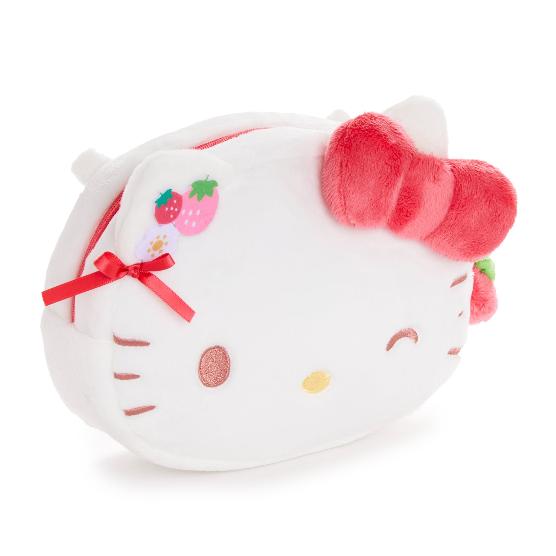 Hello Kitty Plush Crossbody Bag (Strawberry News 50th Anniversary)