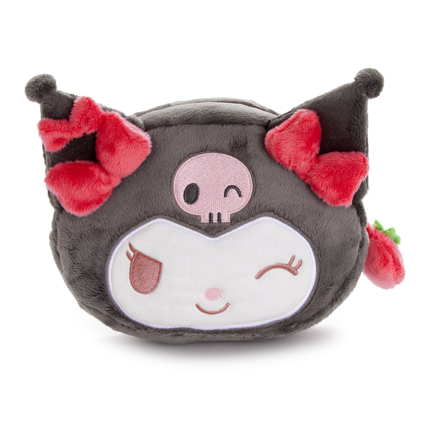 Kuromi Plush Crossbody Bag (Strawberry News 50th Anniversary)