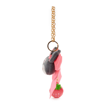 Kuromi Plush Bag Charm (Strawberry News 50th Anniversary)