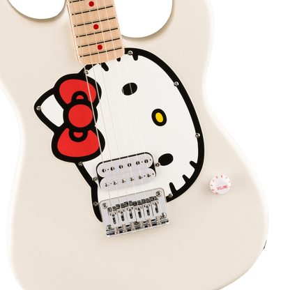 Hello Kitty x Fender White Stratocaster Guitar