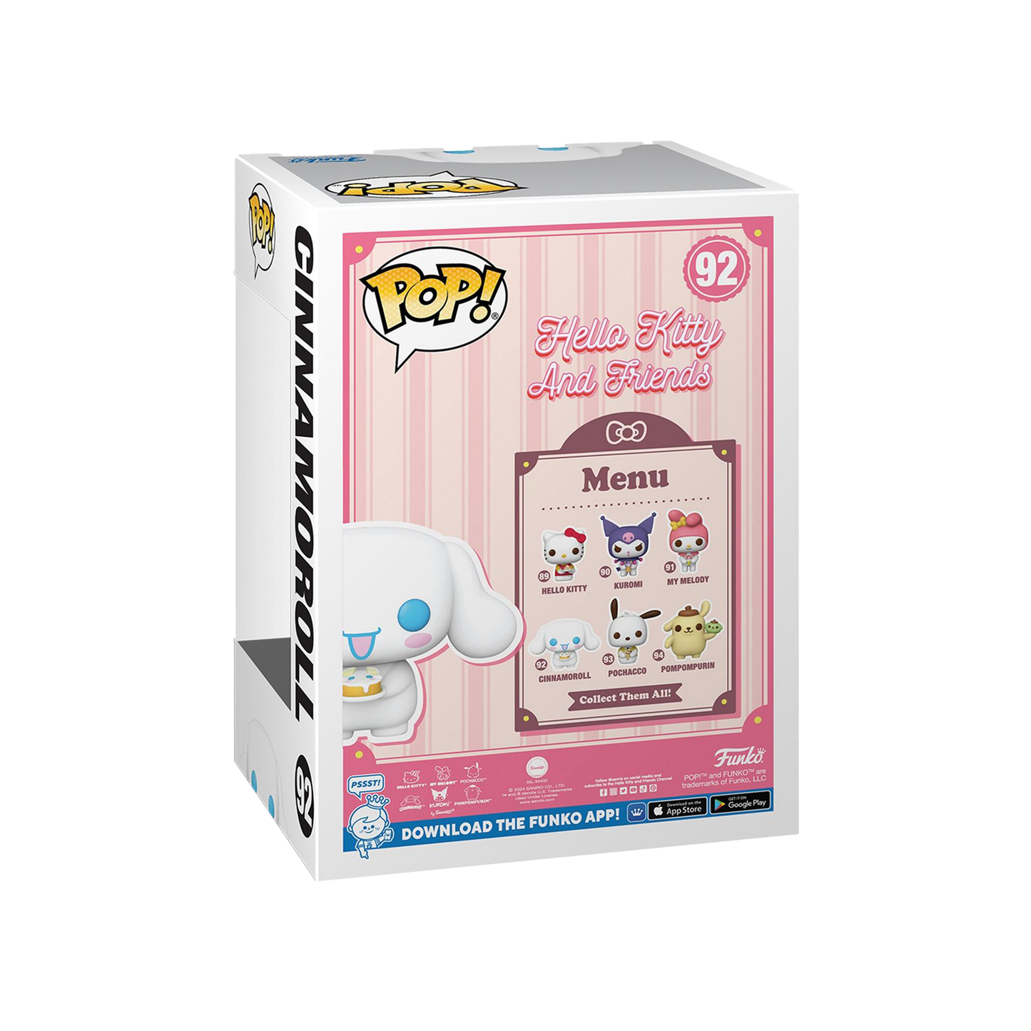 Cinnamoroll Cake Funko Pop! (No. 92 Hello Kitty and Friends Series)