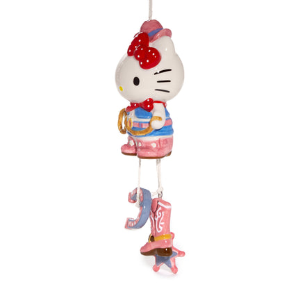 Hello Kitty Cowgirl Ceramic Wind Chime