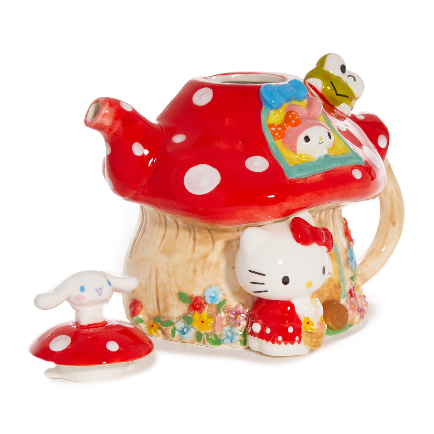 Hello Kitty and Friends Ceramic Mushroom Teapot