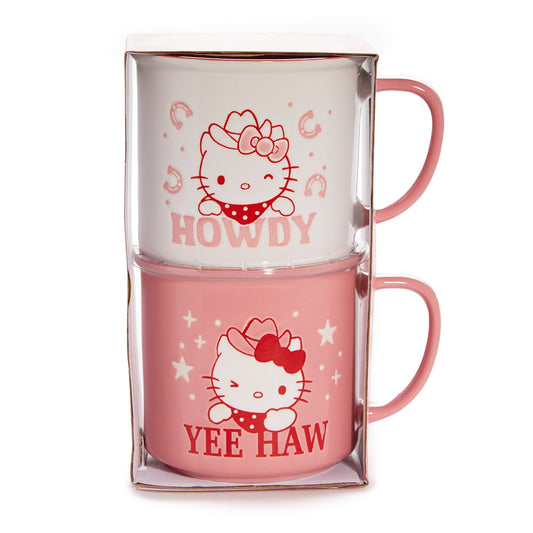 Hello Kitty Lone Star Ceramic Mug Gift Set (Set of 2)