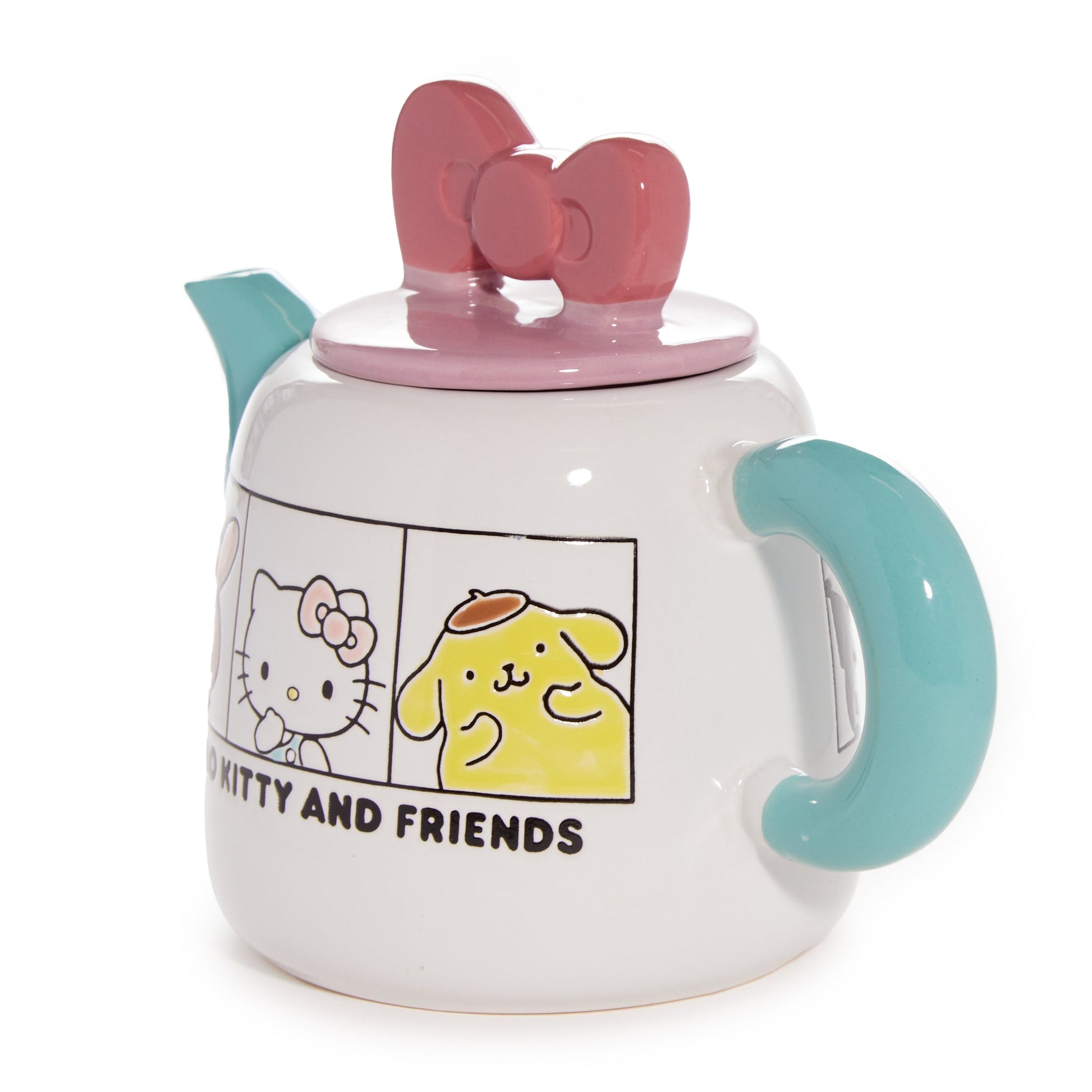 Hello Kitty and Friends Ceramic Grid Teapot