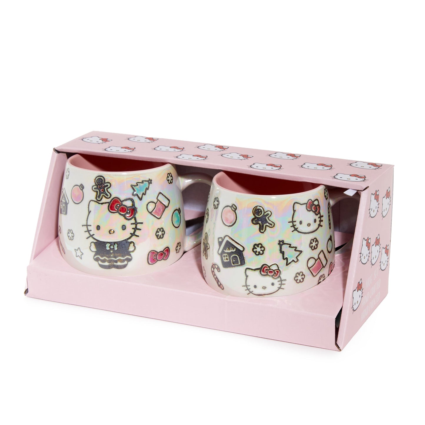 Hello Kitty Holiday Cheer Ceramic Mug Gift Set (Set of 2)