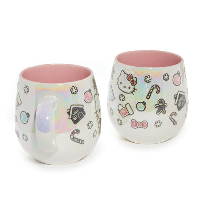 Hello Kitty Holiday Cheer Ceramic Mug Gift Set (Set of 2)