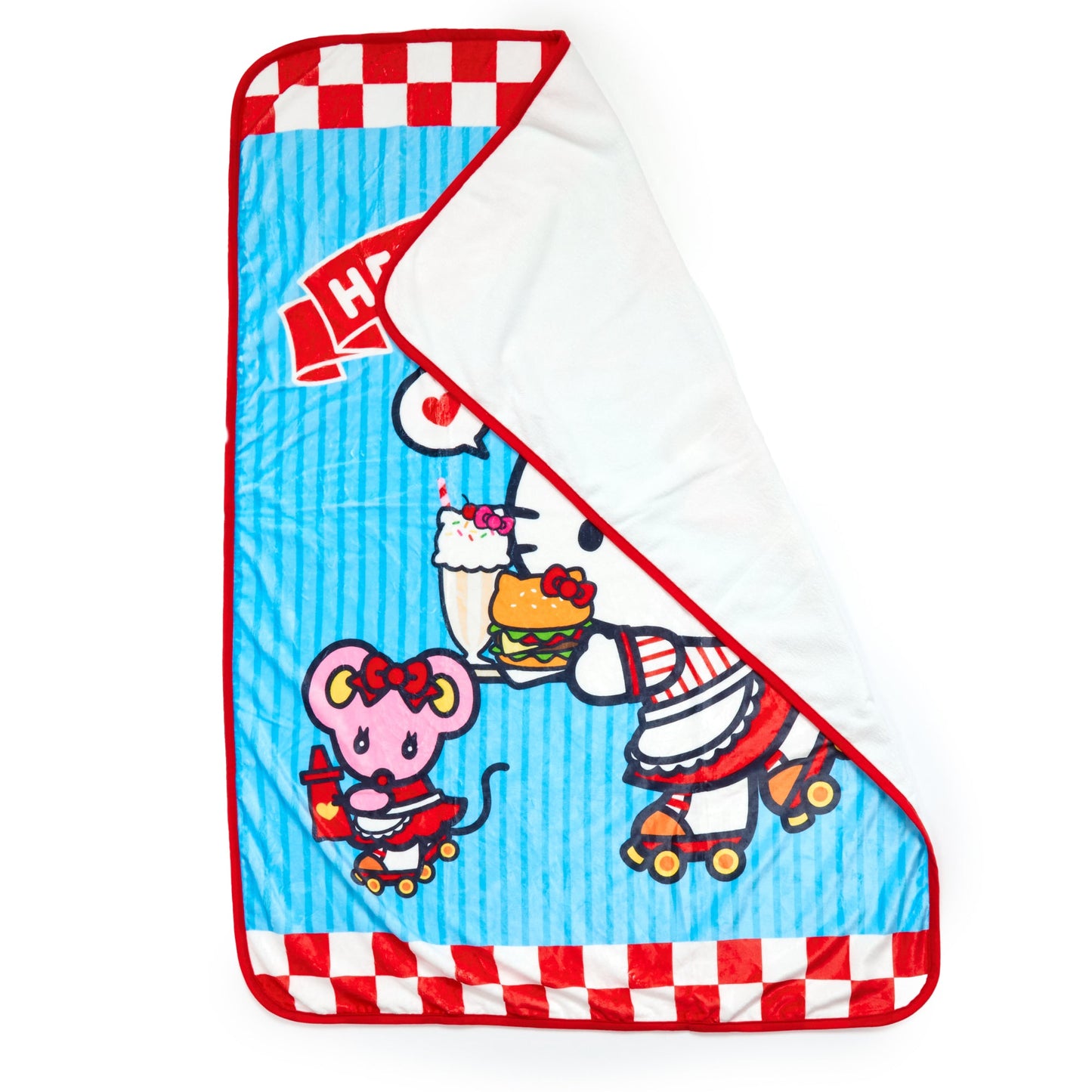 Hello Kitty Throw Blanket (Classic Carhop Series)