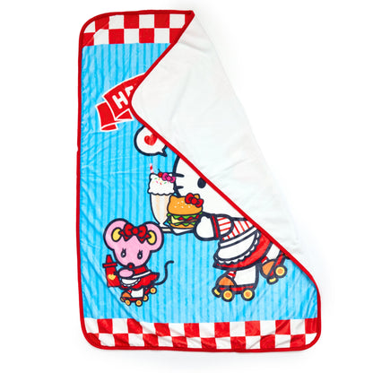 Hello Kitty Throw Blanket (Classic Carhop Series)