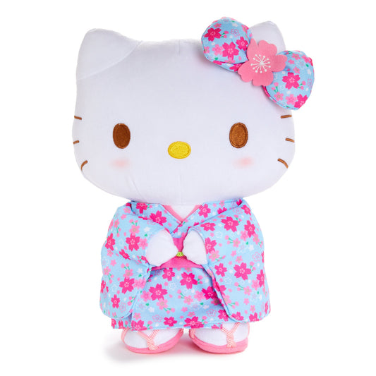 Hello Kitty 12" Blue Standing Plush (Spring Kimono Series)