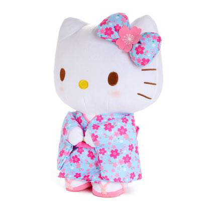Hello Kitty 12" Blue Standing Plush (Spring Kimono Series)