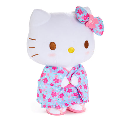 Hello Kitty 12" Blue Standing Plush (Spring Kimono Series)